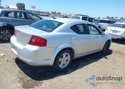 2012 Dodge Avenger Sxt z USA, uszkodzony, nr VIN 1C3CDZCB4CN186818